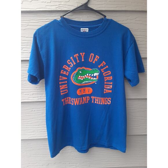 Florida Gators Swamp Things T-Shirt Adult S Small Blue UF 2005 Orange Pepsi Logo - Picture 2 of 7
